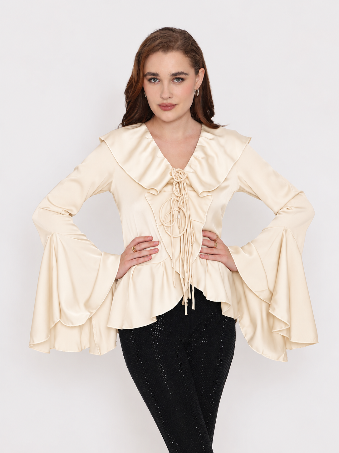 Trumpet Sleeve Top