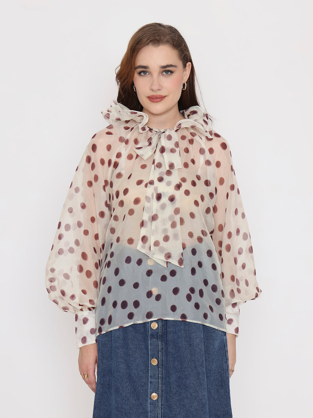 Persian Polka Bow Top