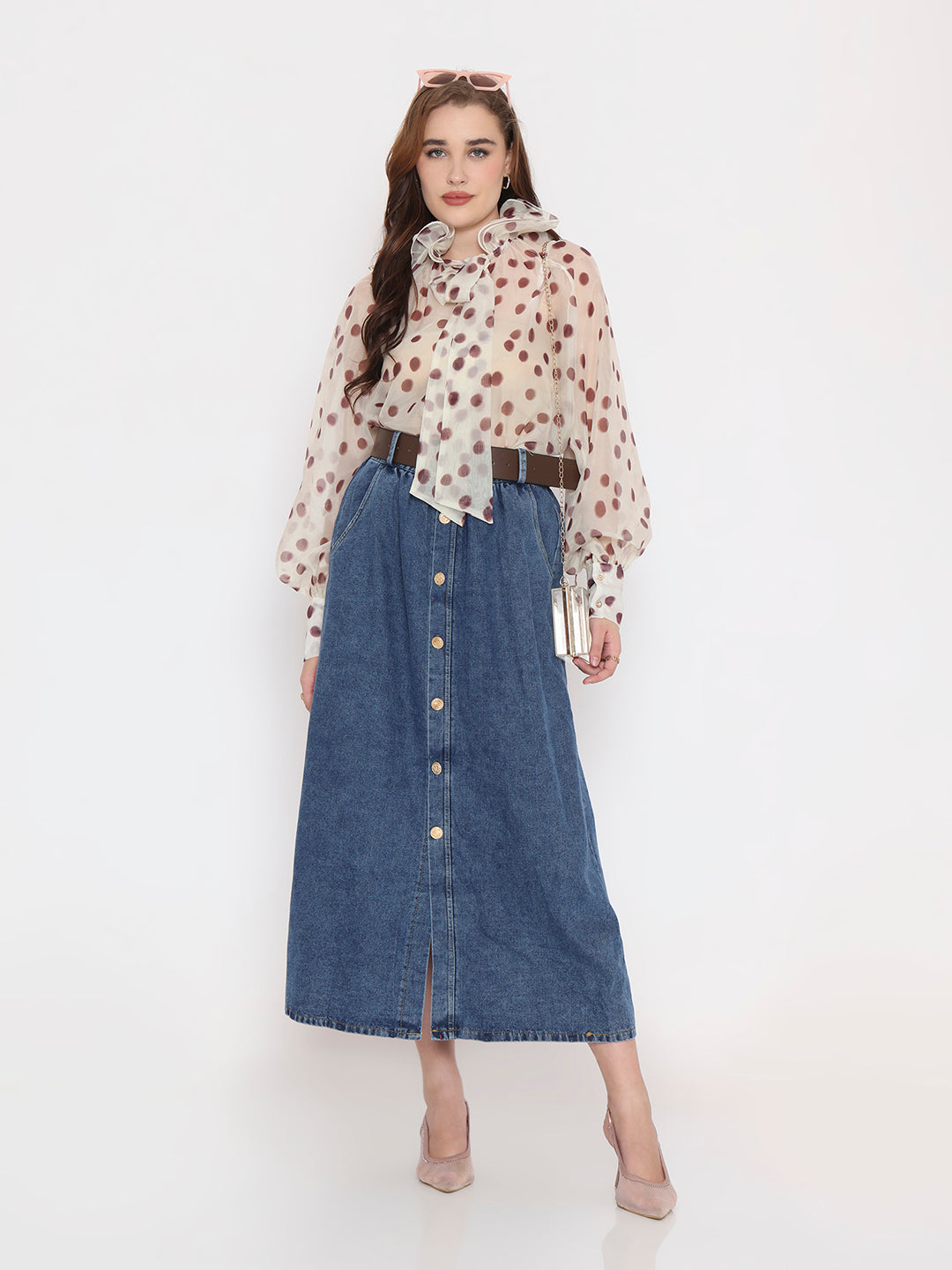 Persian Polka Bow Top