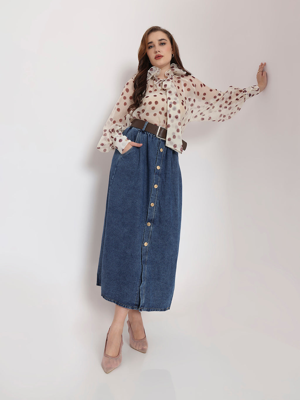 Persian Polka Bow Top