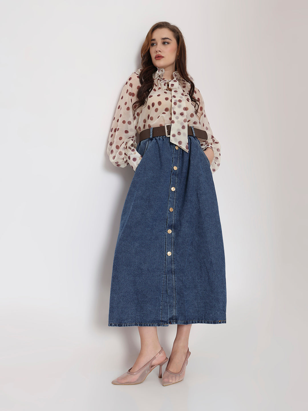 Persian Polka Bow Top