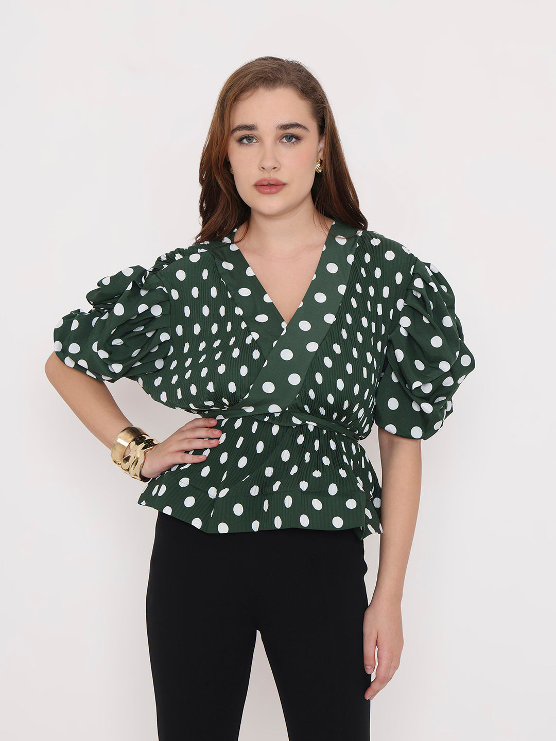 Emerald Dot Top