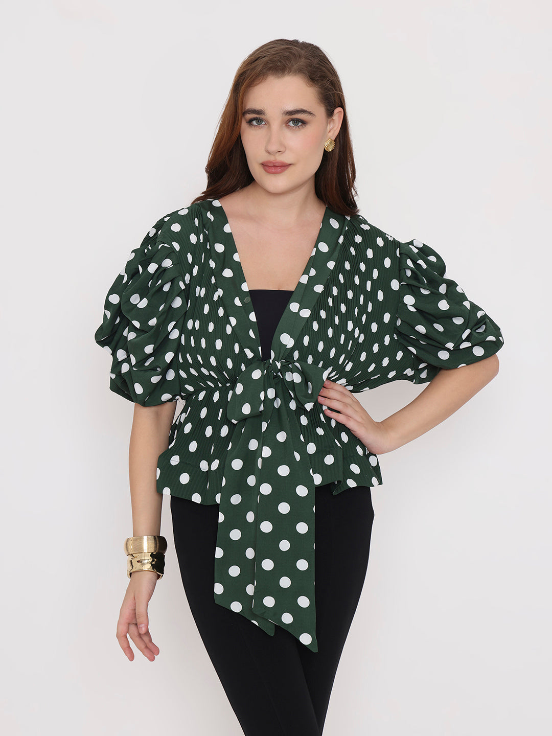 Emerald Dot Top