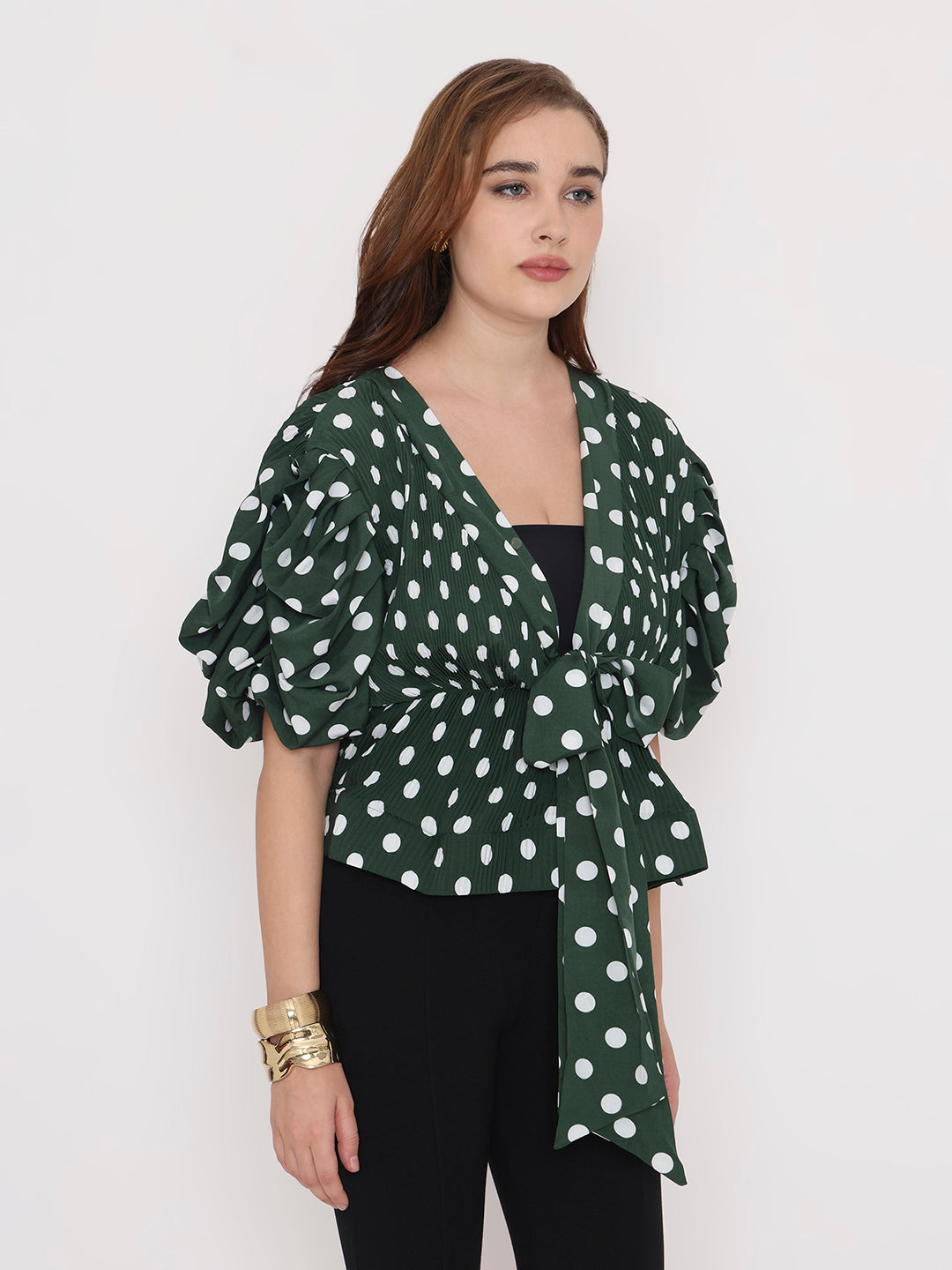 Emerald Dot Top