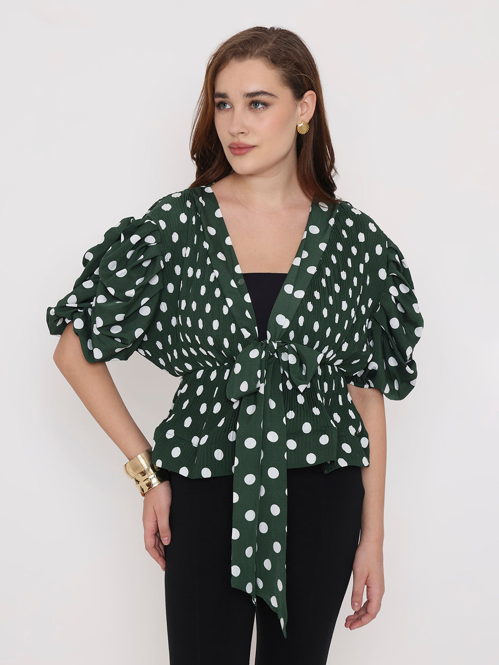 Emerald Dot Top