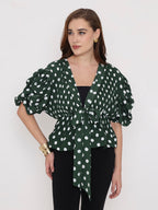 Emerald Dot Top