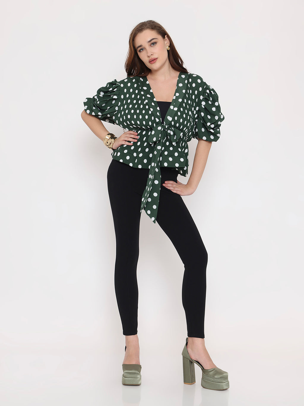 Emerald Dot Top