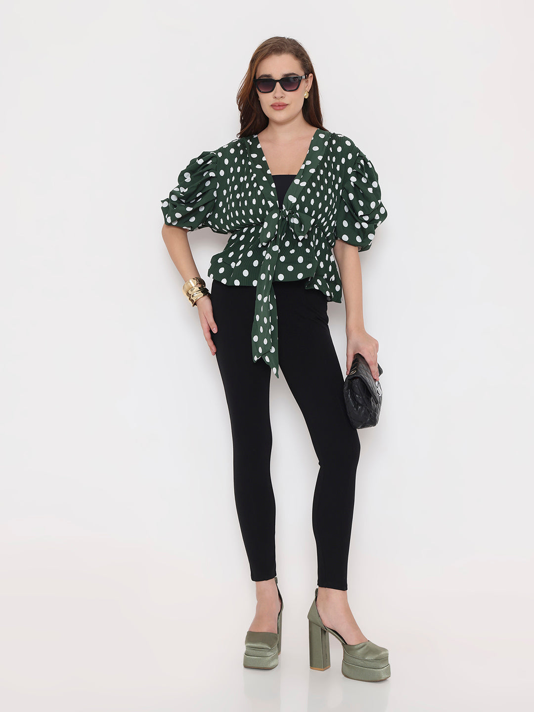 Emerald Dot Top