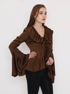 Trumpet Sleeve Top