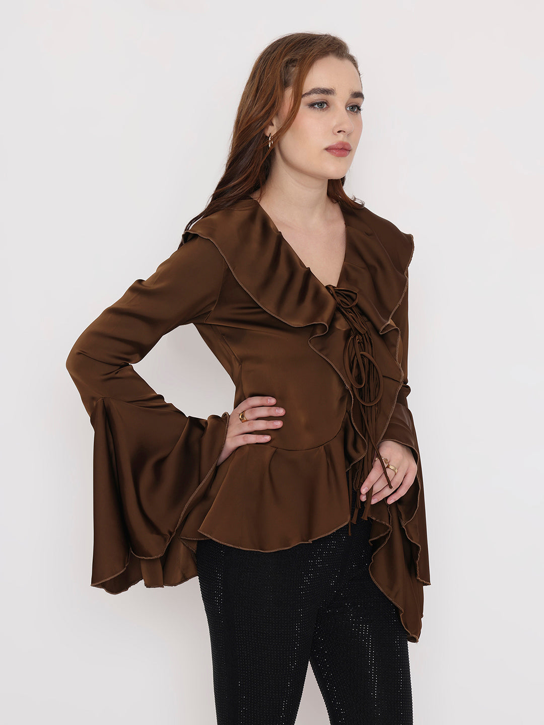 Trumpet Sleeve Top
