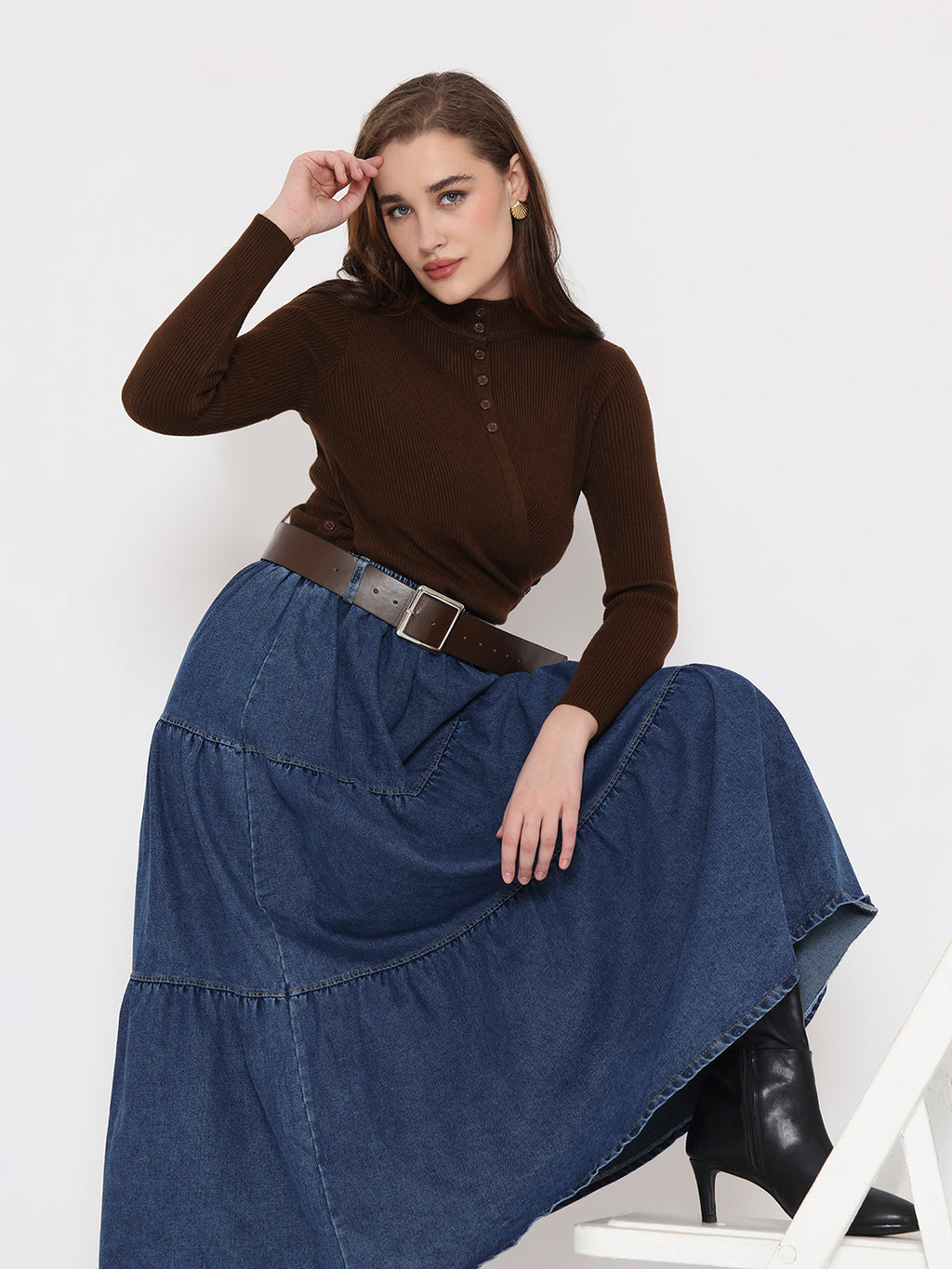 Layered Crossover Top