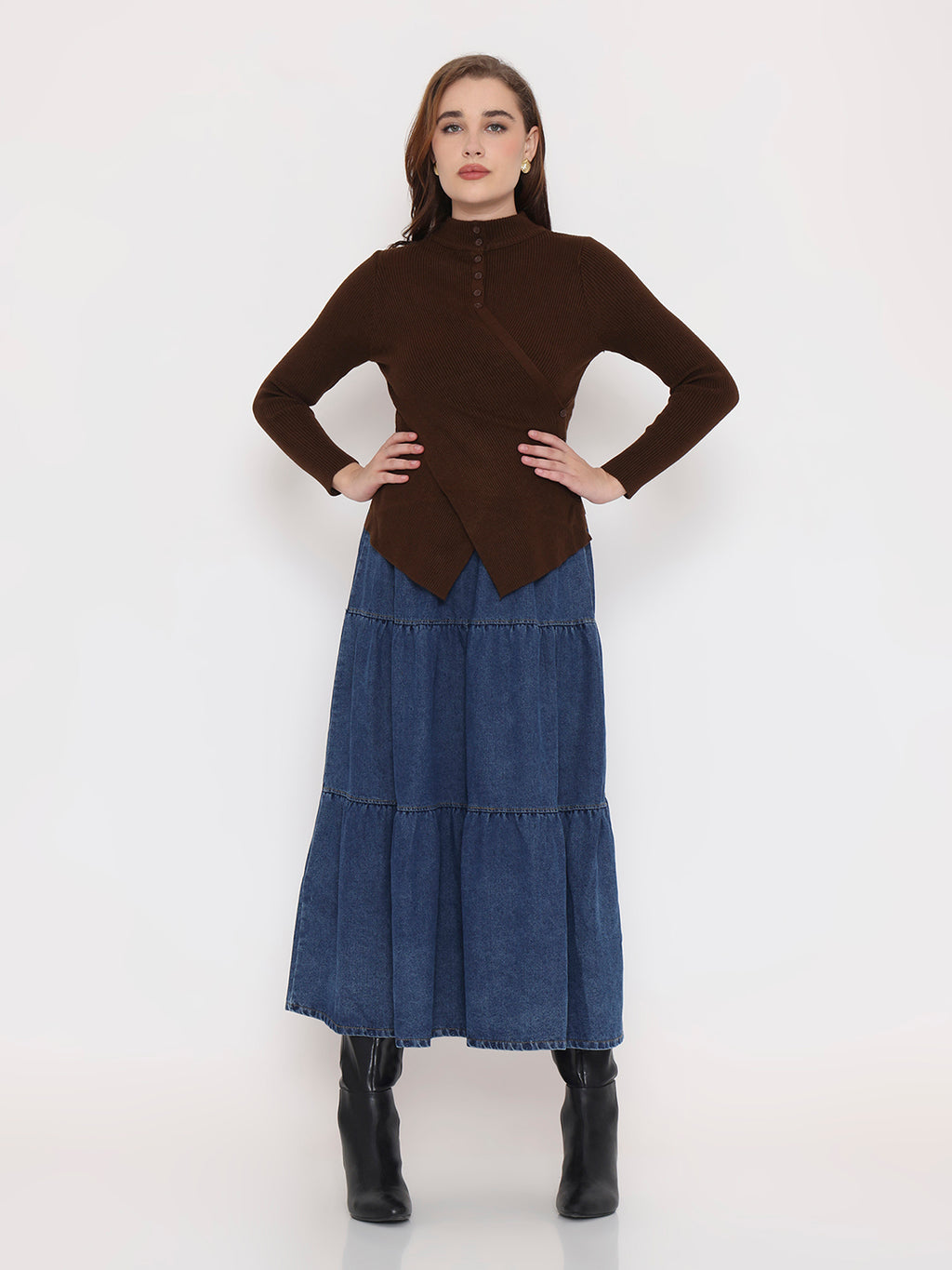 Layered Crossover Top
