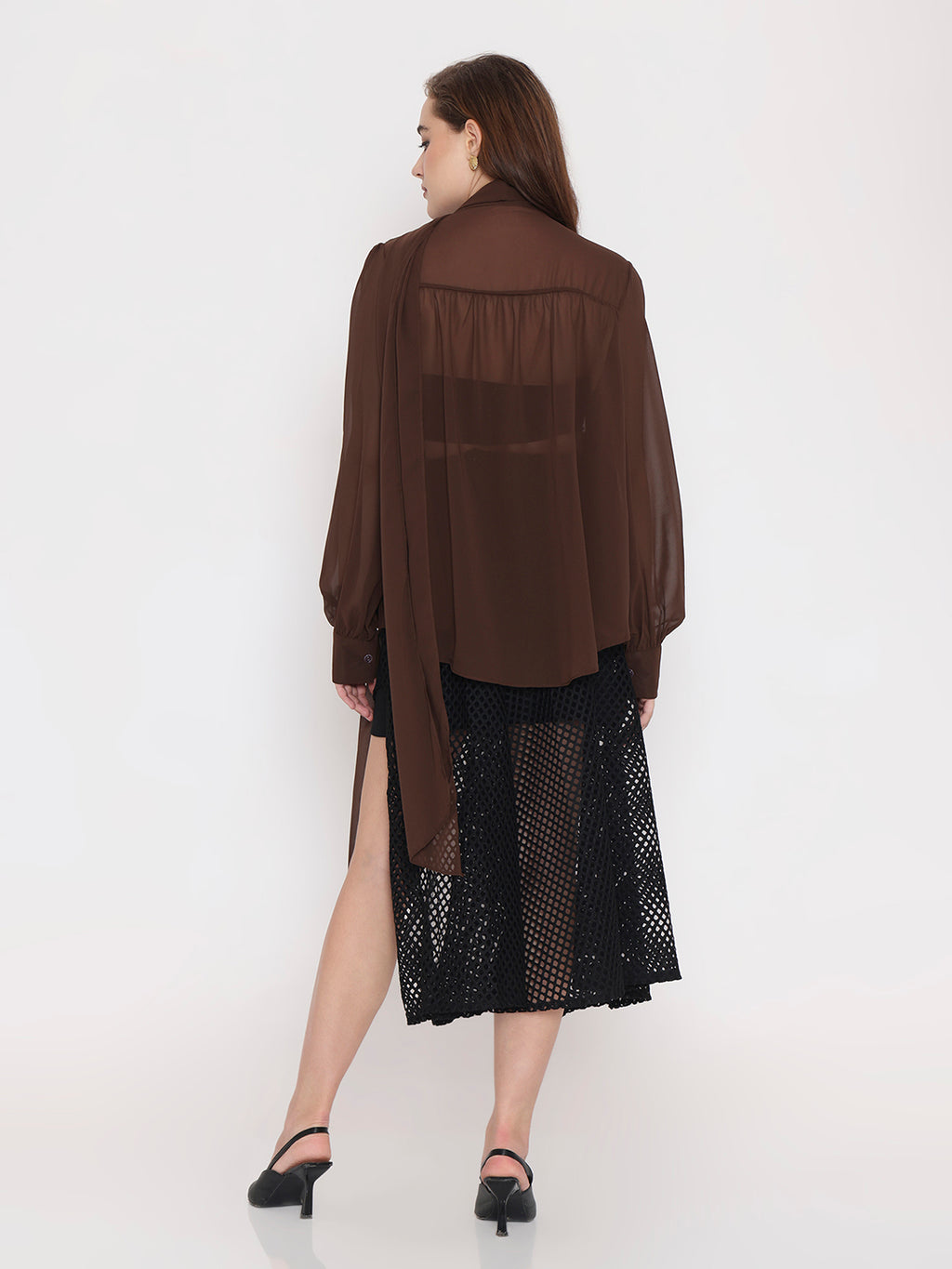 Ascot Collar Top