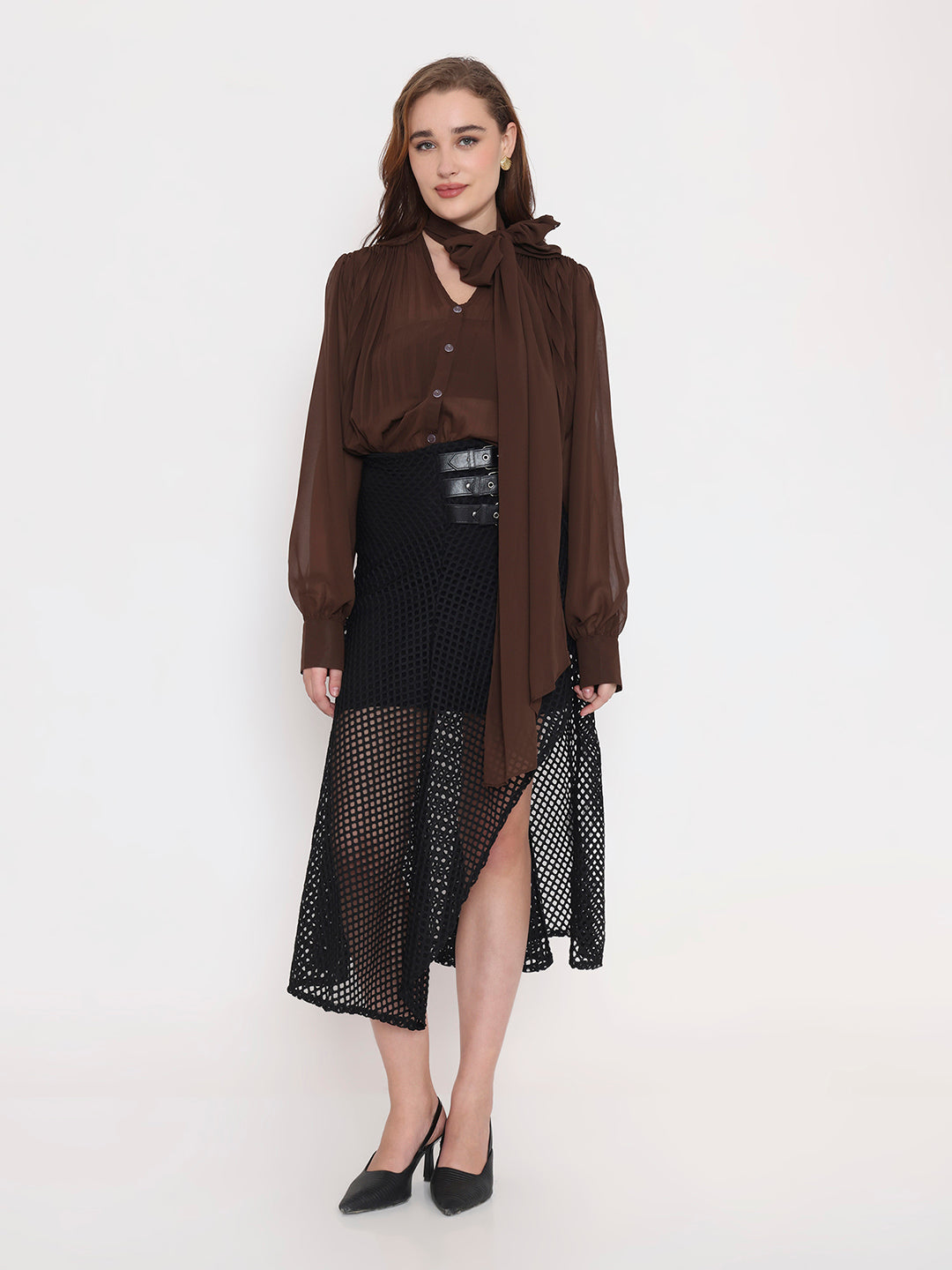 Ascot Collar Top