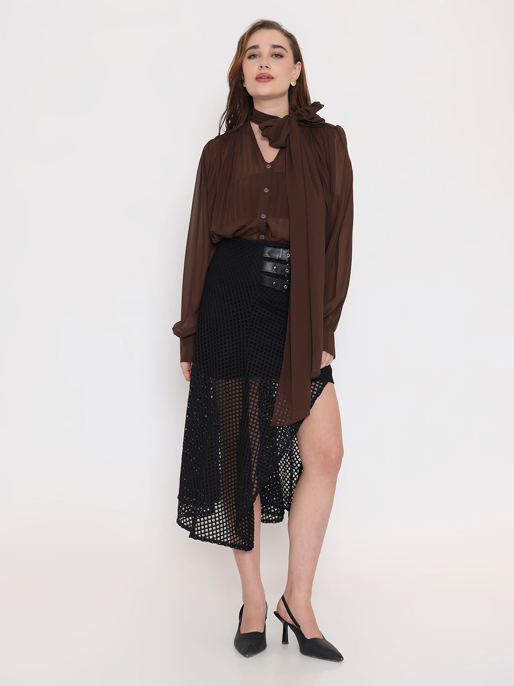 Ascot Collar Top