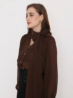 Ascot Collar Top