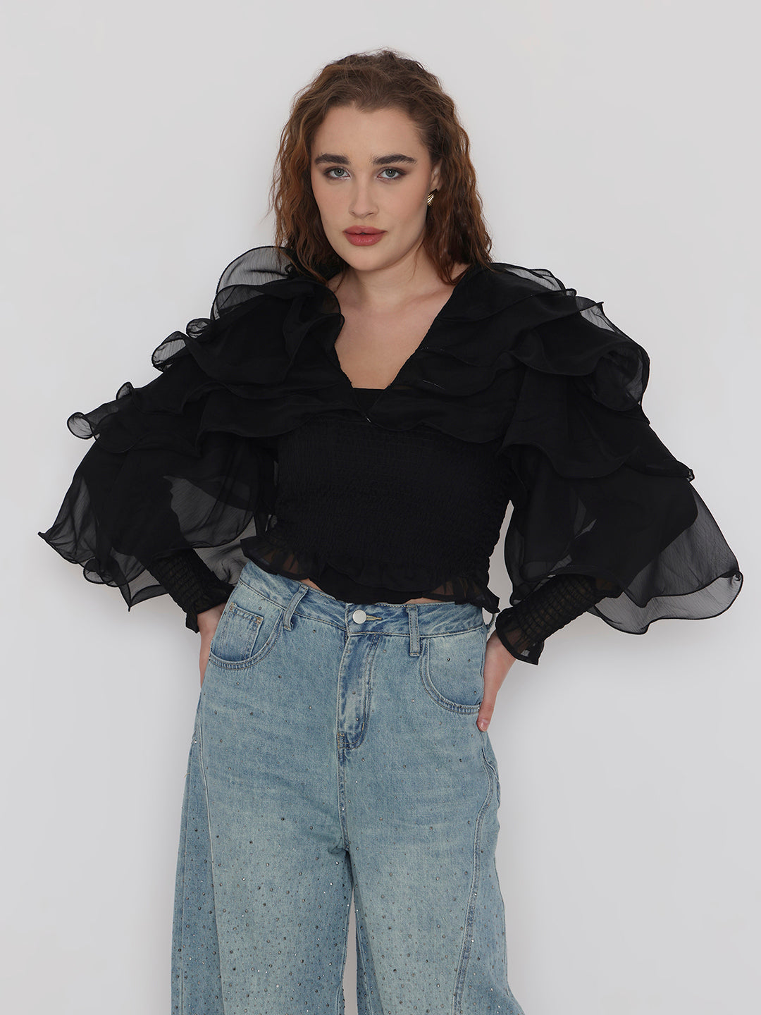 Juliette Layered Ruffle Top