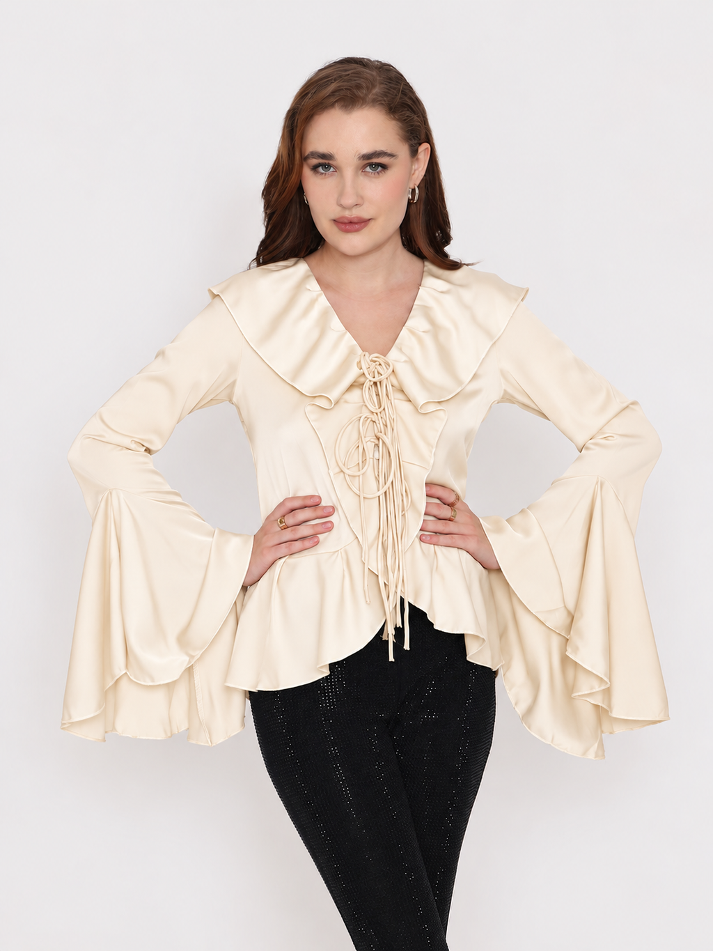 Trumpet Sleeve Top