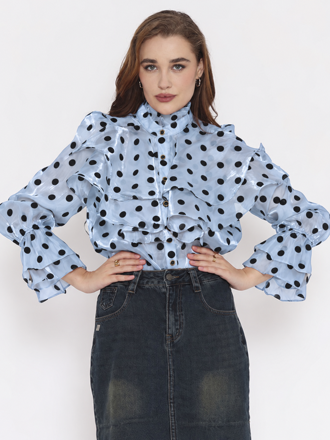 Victorian Polka Top