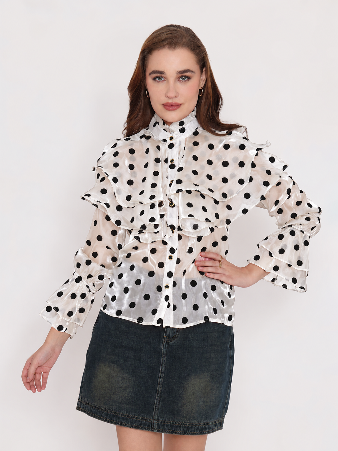 Victorian Polka Top