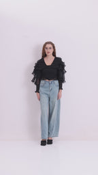 Juliette Layered Ruffle Top