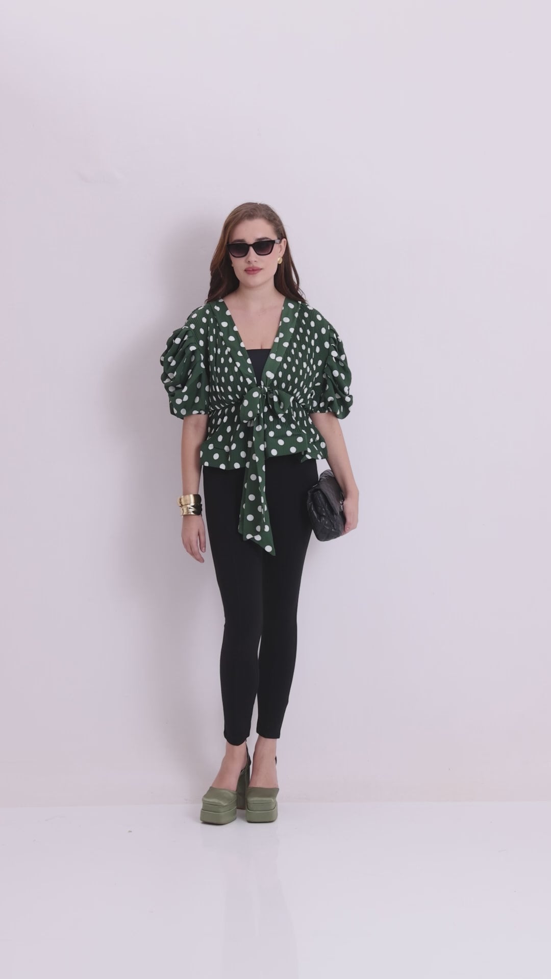 Emerald Dot Top
