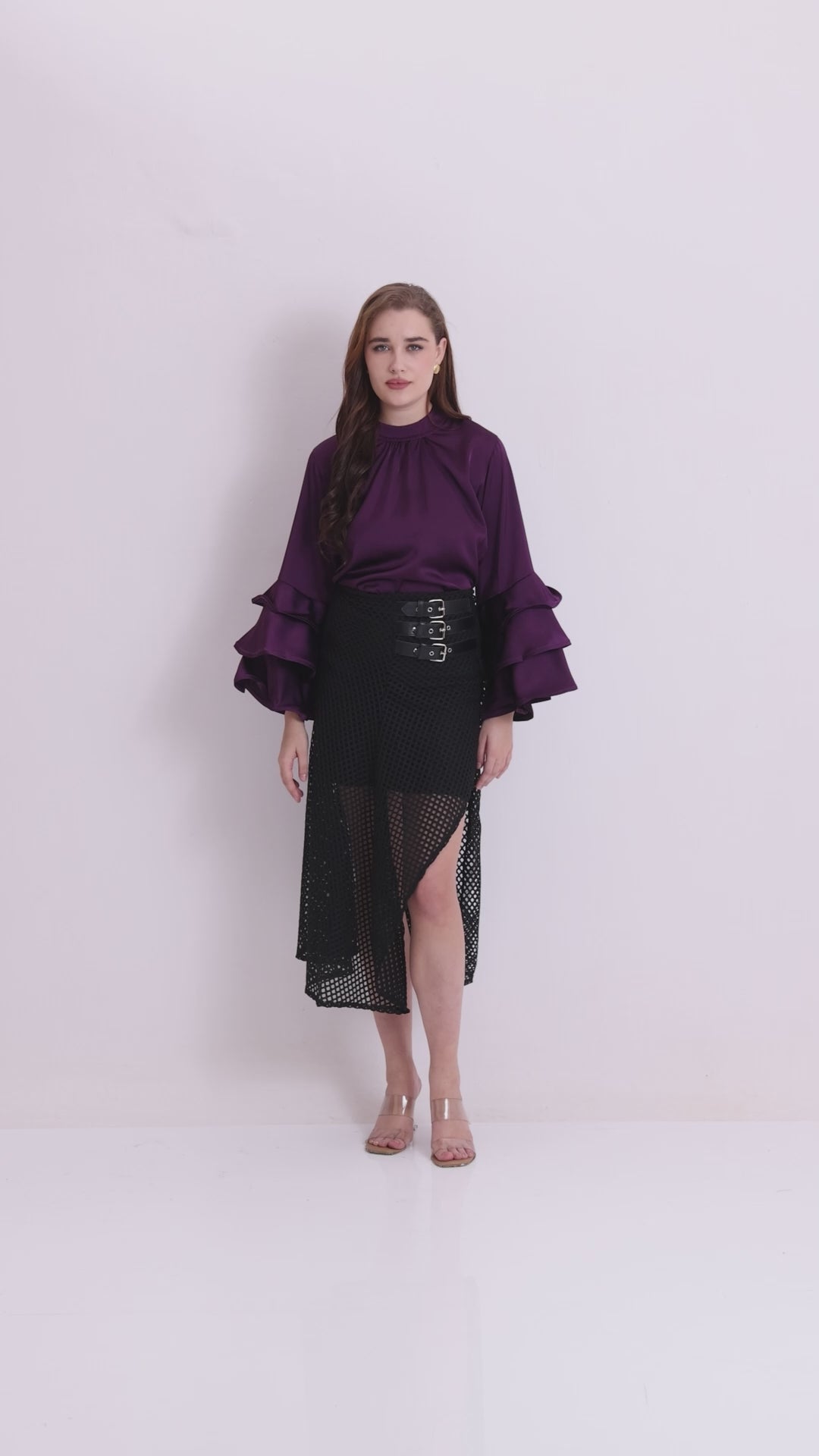 Satin Statement Top