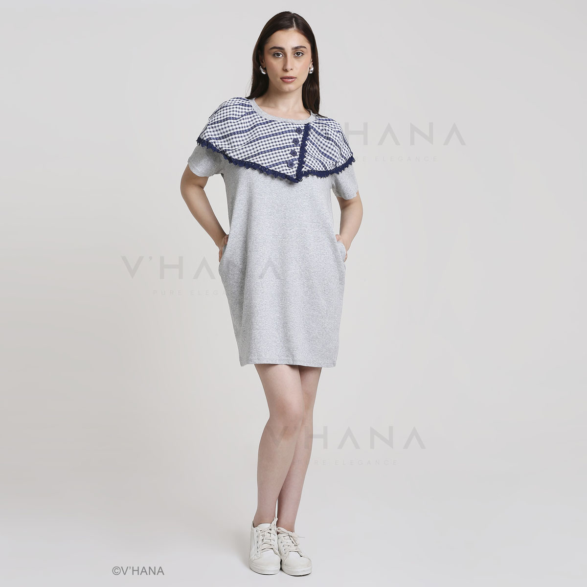 Scarf Tee Dress FS