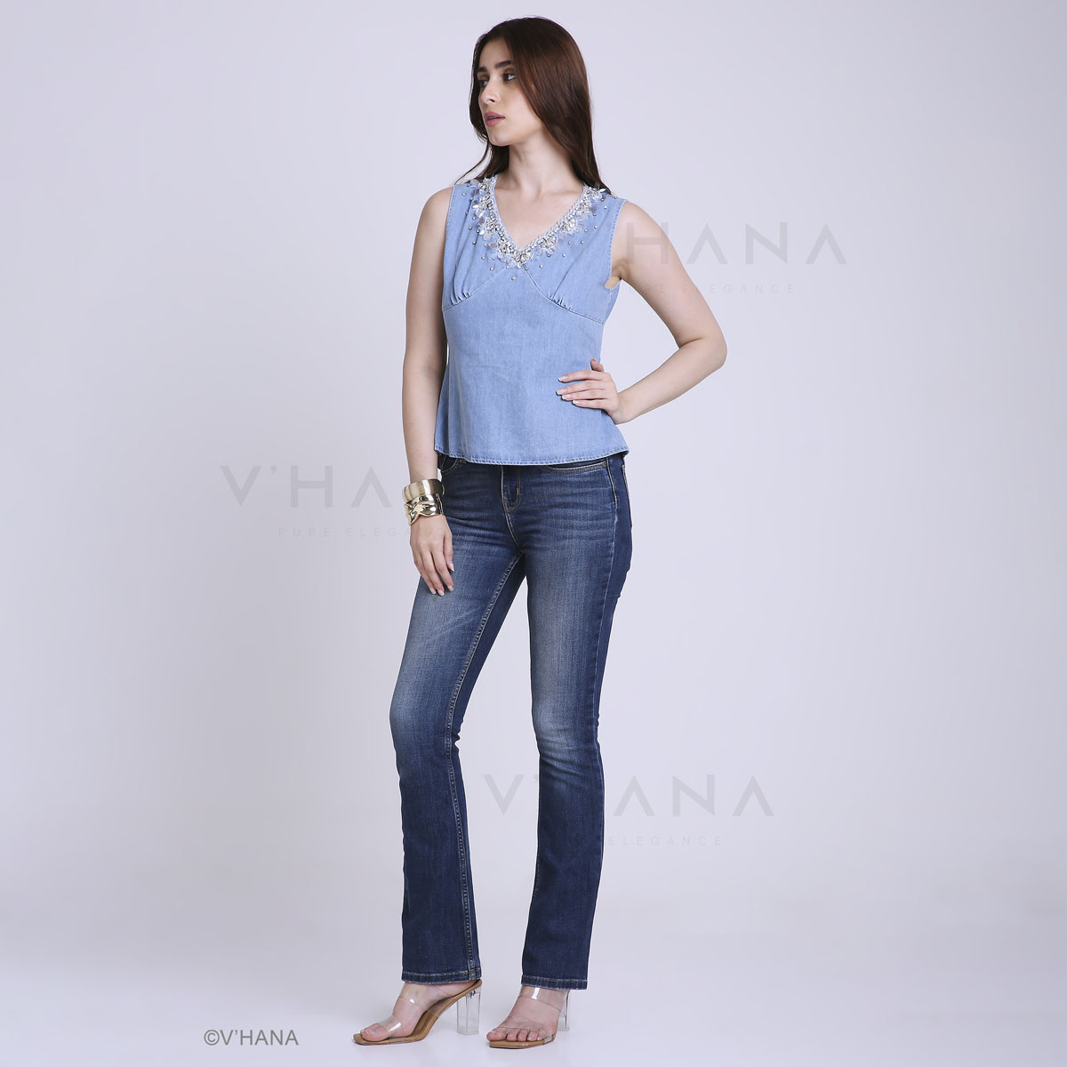 Seona Top Blue FS